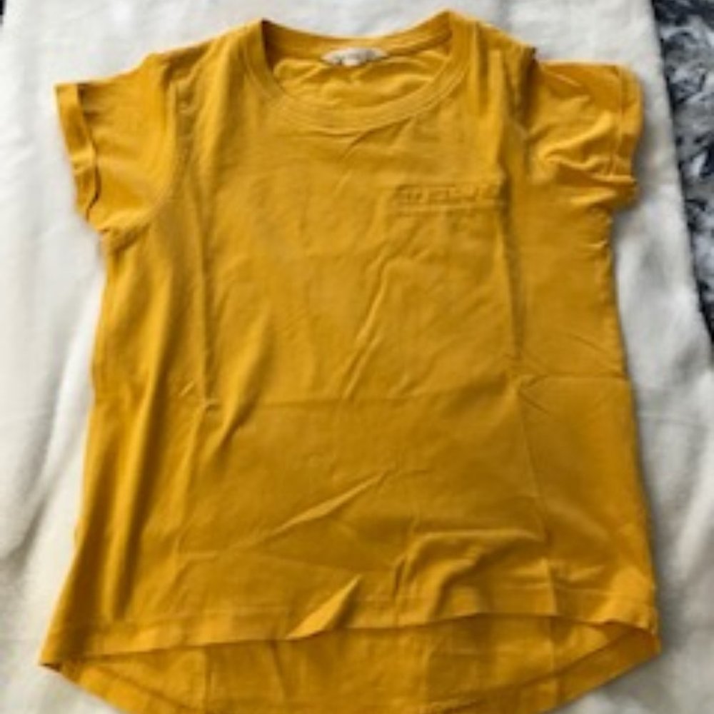 Yellow and White Girl T-Shirts